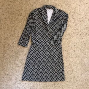 J McLaughlin wrap bodice Catalina cloth